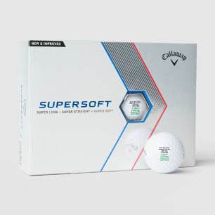 Personalised Callaway Supersoft Golf Balls, Custom Balls