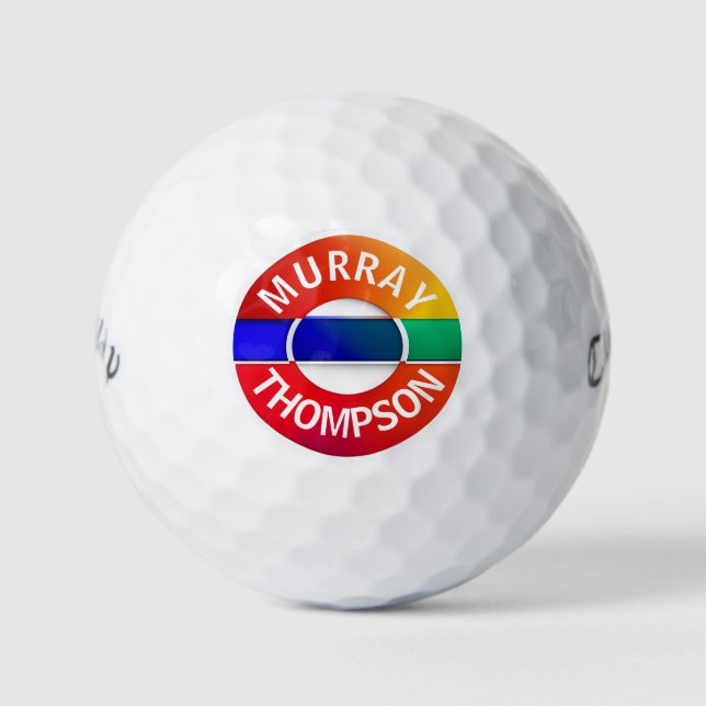 Personalised Callaway Warbird Golf Balls (Front)