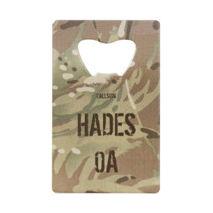 Personalised Callsign Creditcard Bottle Opener