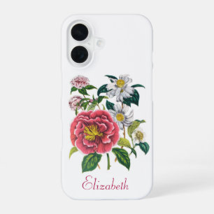 Personalised Camellias iPhone 16 Case