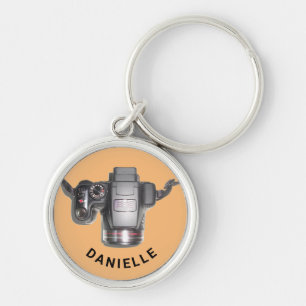 Personalised Camera and Name Keychain