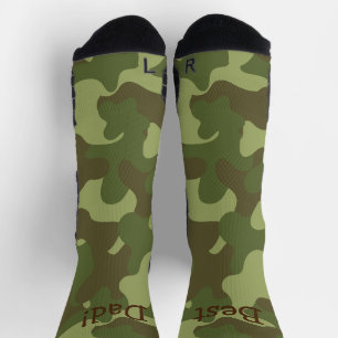 Personalised Camouflage Crew Socks