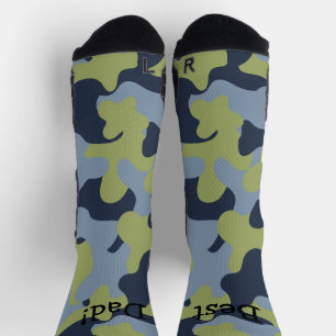 Personalised Camouflage Crew Socks