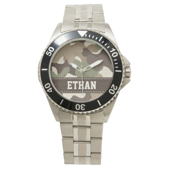 Personalised Camouflage Watch (Front)