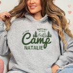 Personalised Camp Bach Bachelorette Party Custom Hoodie<br><div class="desc">Embrace the cosy warmth of your mountainous celebration with our Personalised Camp Bach Bachelorette Party Custom Hoodie – a winter essential that adds a touch of style to your camp bachelorette. This custom hoodie goes beyond ordinary winter wear; it's a symbol of the last trail before the veil, making it...</div>