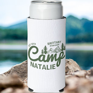 Personalised Camp Bach Bachelorette Party Custom Seltzer Can Cooler