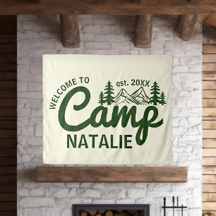 Personalised Camp Bach Bachelorette Party Custom Tapestry