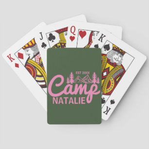 Personalised Camp Bachelorette Party Bridesmaids Playing Cards