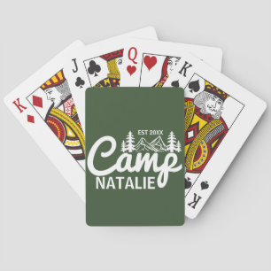 Personalised Camp Bachelorette Party Bridesmaids Playing Cards
