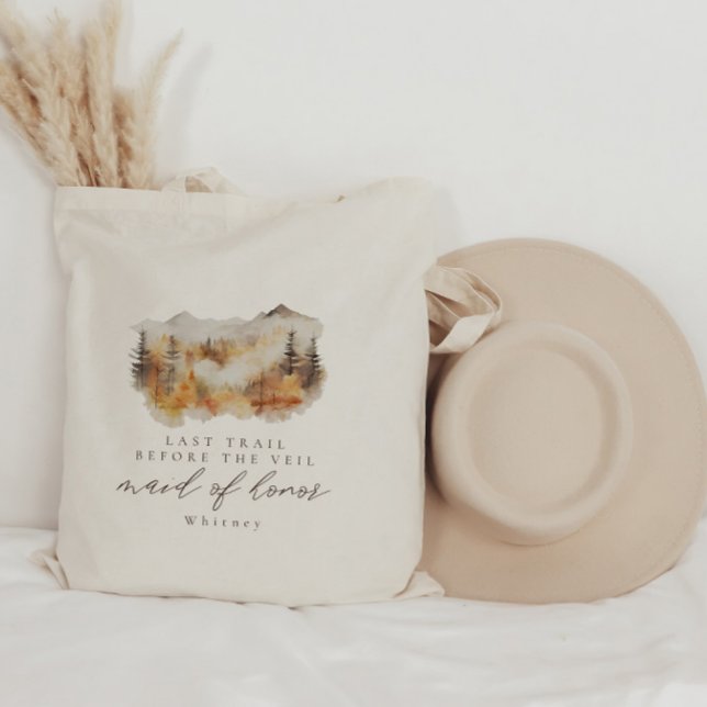 Personalised Camp Bachelorette Party Maid Of Honou Tote Bag (Creator Uploaded)