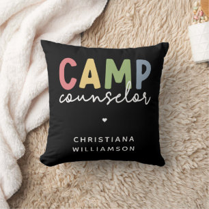 Personalised Camp Counsellor Gifts Cushion