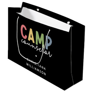 Personalised Camp Counsellor Gifts Large Gift Bag
