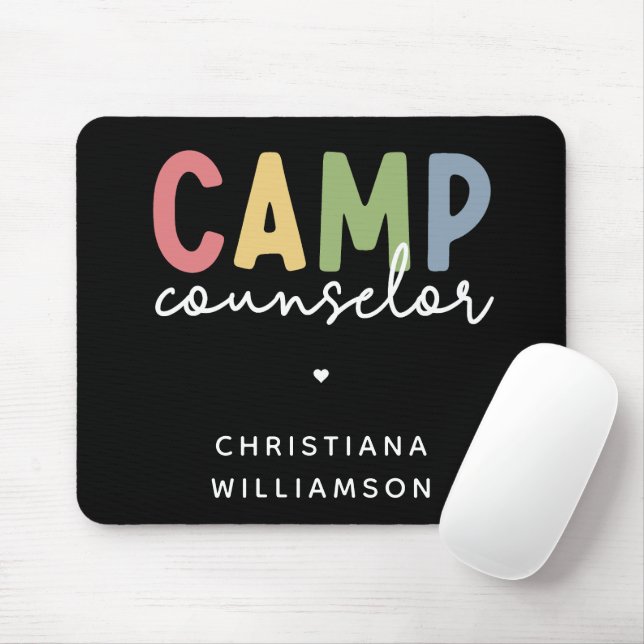Personalised Camp Counsellor Gifts Mouse Pad (With Mouse)