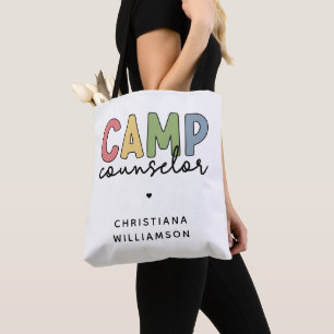 Personalised Camp Counsellor Gifts Tote Bag