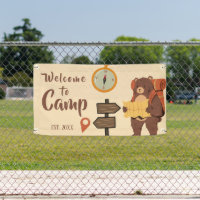 Personalised Camp Welcome Banner