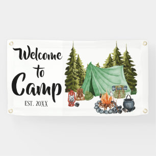 Personalised Camp Welcome  Banner