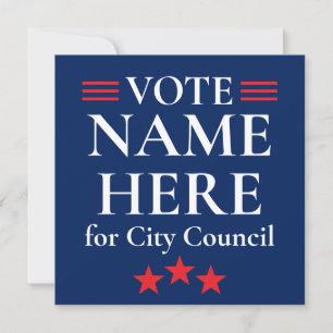 Personalised Campaign Election Invitation