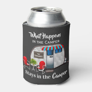 Personalised Camper Can Cooler
