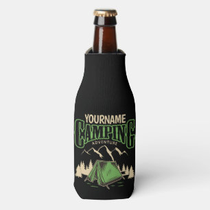 Personalised Camping Family Camp Trip Adventure  Bottle Cooler