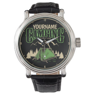 Personalised Camping Family Camp Trip Adventure Watch