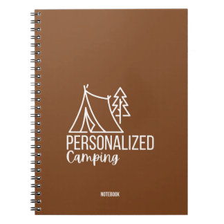 Personalised Camping Notebook