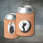 Personalised Can Cooler | Bachelor Golf Weekend<br><div class="desc">Personalised Can Cooler | Bachelor Golf Weekend Personalised Can Coolers are the perfect keepsakes for your friends to remember your special day. Cheers to a fun and memorable bachelor party! Add your custom wording to this design by using the "Edit this design template" boxes on the right hand side of...</div>