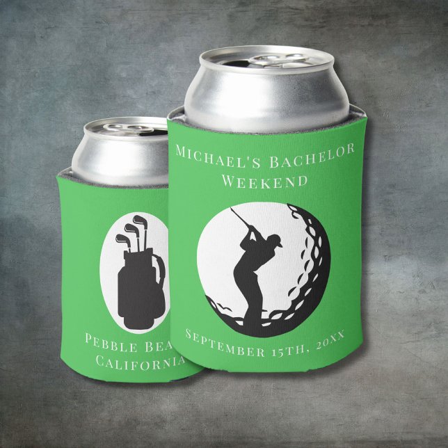 Personalised Can Cooler | Bachelor Golf Weekend (Creator Uploaded)