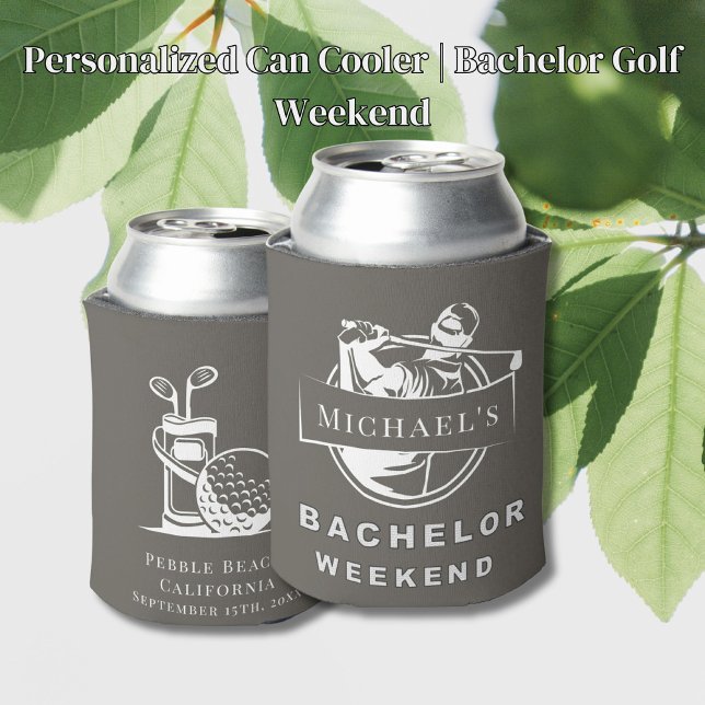 Personalised Can Cooler | Bachelor Golf Weekend (Creator Uploaded)