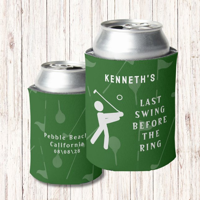 Personalised Can Cooler | Bachelor Golf Weekend (Creator Uploaded)