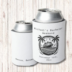 Personalised Can Cooler Cruise Bachelor Party