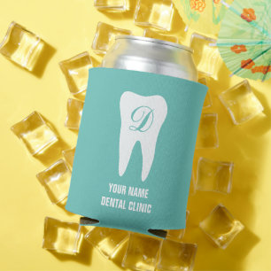Personalised can cooler for dentist