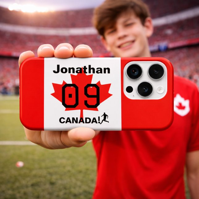 Personalised Canada Athletic Team Gift iPhone Case (Creator Uploaded)