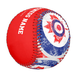 Personalised Canadian Grunge Mod Baseball