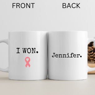 Personalised Cancer Survivor Gift Custom Cancer Coffee Mug