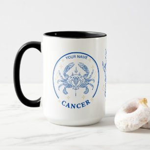 Personalised Cancer Zodiac 15 oz Mug