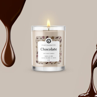 Personalised Candle Label - Customisable Sticker