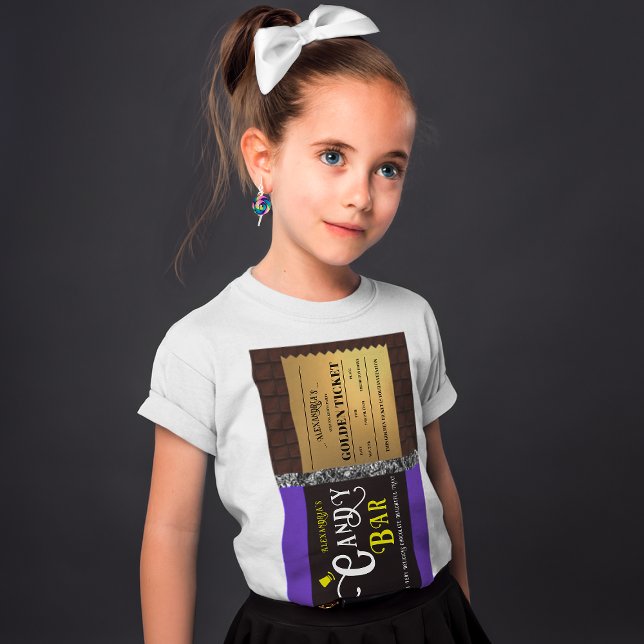 Personalised Candy Bar Golden Ticket T-Shirt (Creator Uploaded)