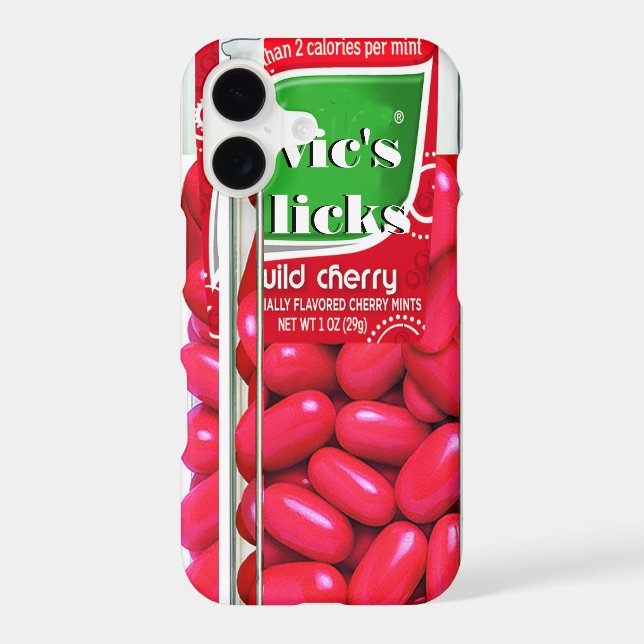 personalised candy dispenser iphone case (Back)