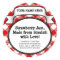 Personalised Canning Jar/Lid Label, Red Gingham