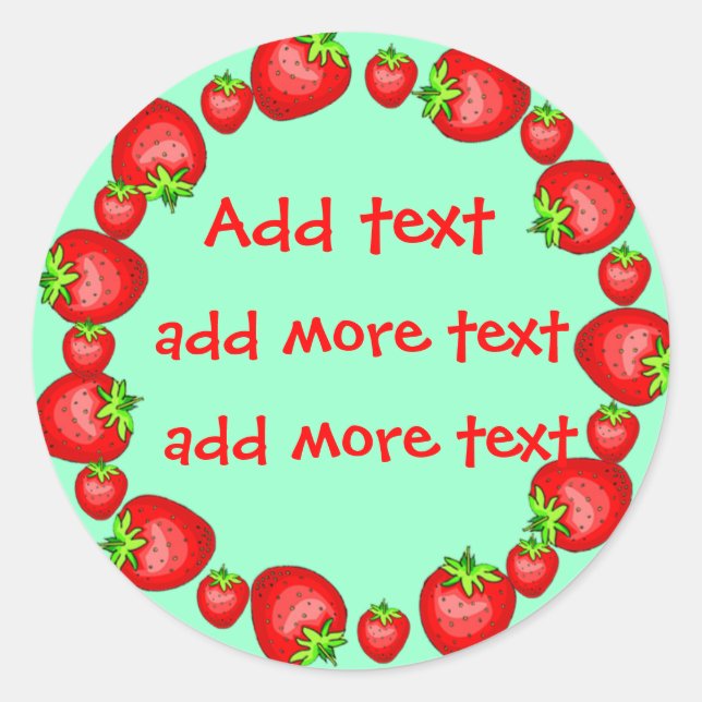 Personalised Canning Labels (Front)