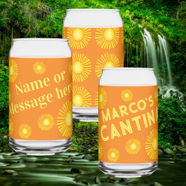 Personalised Cantina  Can Glass (Personalized or plain)