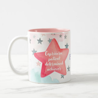 Personalised Capricorn Zodiac Sign Mug for Girl