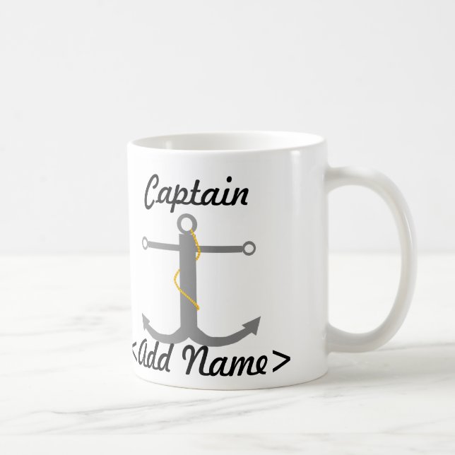 Personalised Captain Mug (Right)