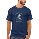 Personalised Captain Nautical Anchor Boat Name