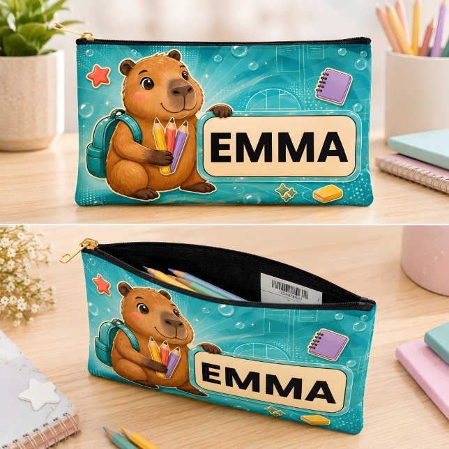 Personalised Capybara Backpack Charm Keychain (Creator Uploaded)