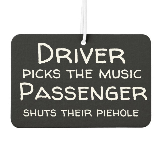 Personalised Car Air Freshener (Back)