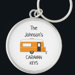 Personalised Caravan Keys name Key Ring<br><div class="desc">Personalised Caravan Gift,  Caravan Lover Gift,  Personalised Keyring,  Caravan Club</div>