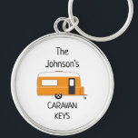 Personalised Caravan Keys name Key Ring<br><div class="desc">Personalised Caravan Gift,  Caravan Lover Gift,  Personalised Keyring,  Caravan Club</div>