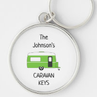 Personalised Caravan Keys name