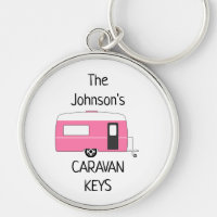 Personalised Caravan Keys name